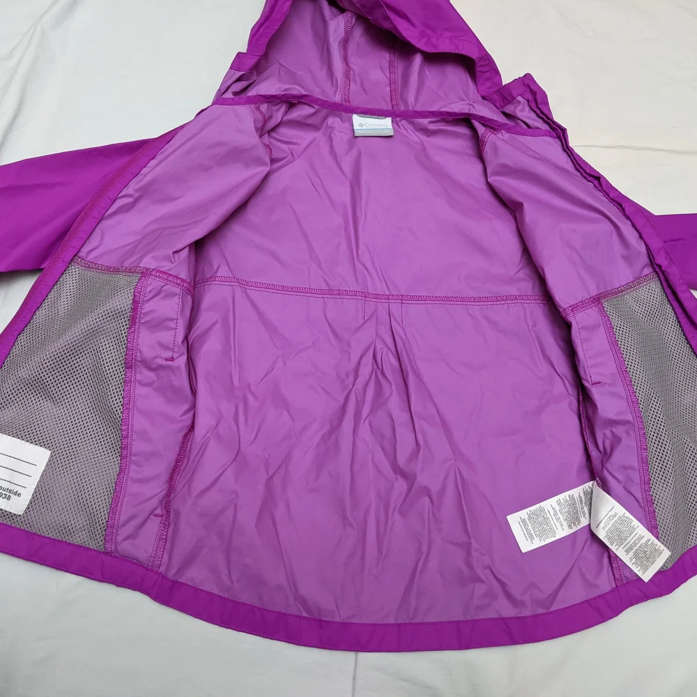 Columbia Girls Rain Jacket Size S 7-8